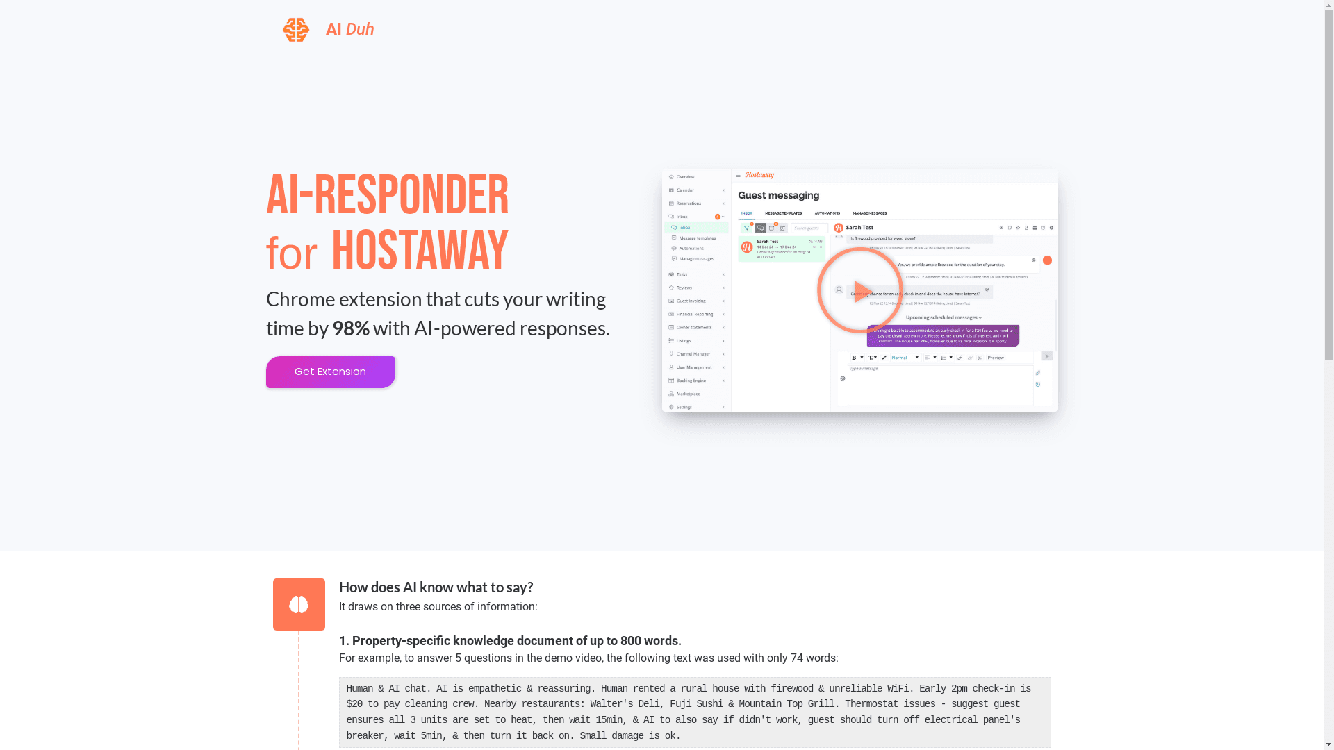 Cover Image for AI-responder for HostAway