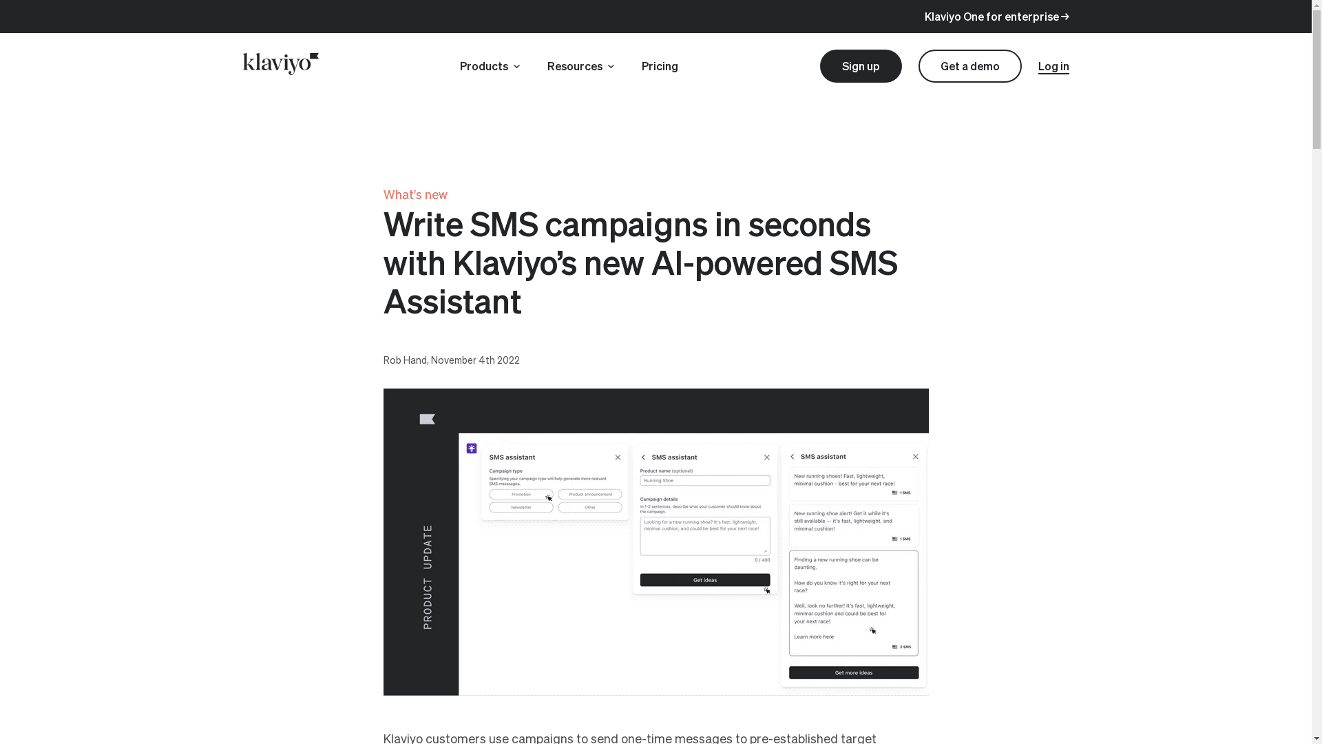 Cover Image for Klaviyo SMS Assistant